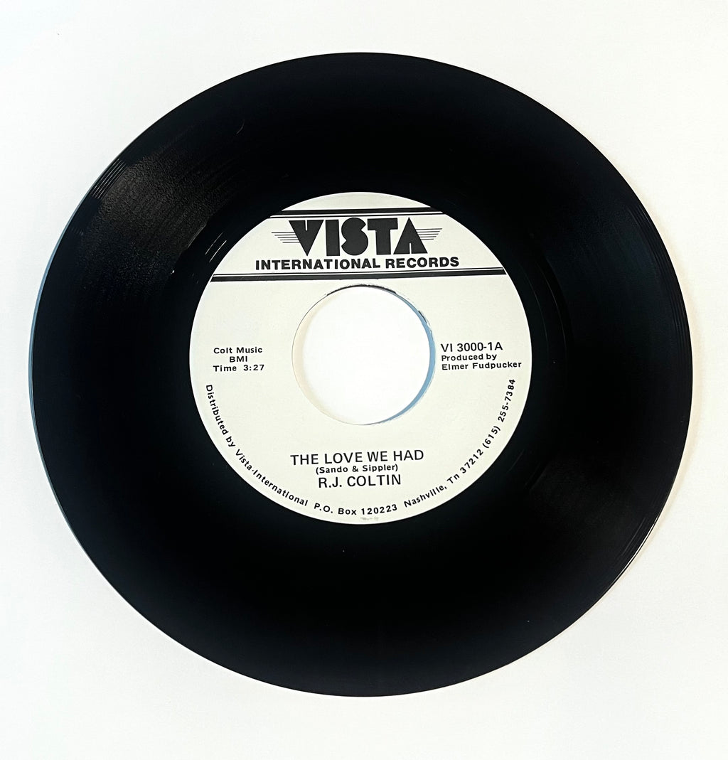 R.J. Coltin Vista International Records 8 inch vinyl