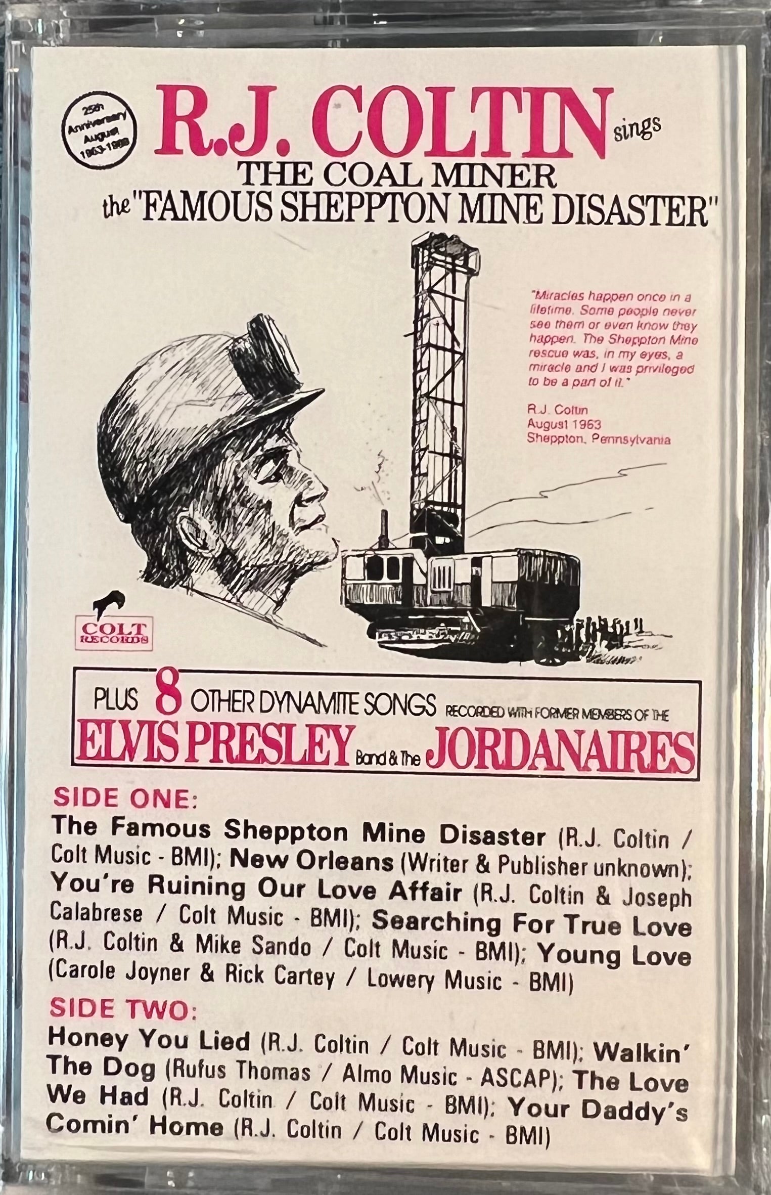 R.J. Coltin The Famous Sheppton Mine Disaster - Cassette Tape