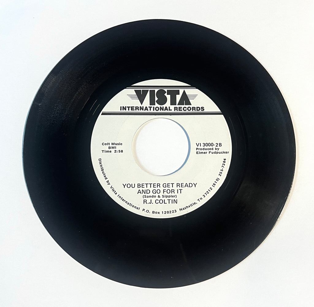 R.J. Coltin Vista International Records 8 inch vinyl